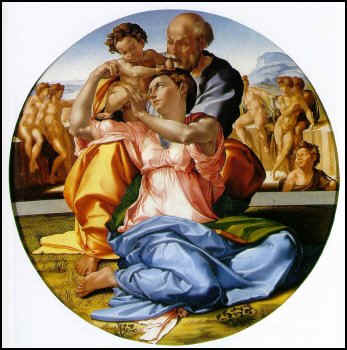 Michelangelo Buonarroti - Die Heilige Familie
